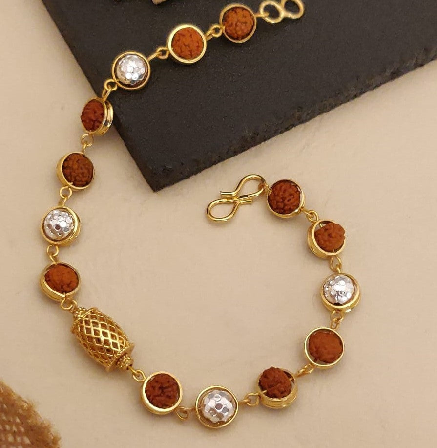 Eight Rudraksh Rudraksh Bracelate