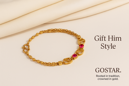 Lovely Bracelate With Pink Stone B 2