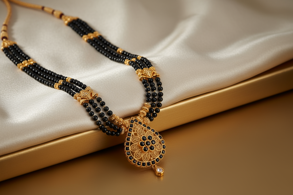 mangalsutra product banner image generate